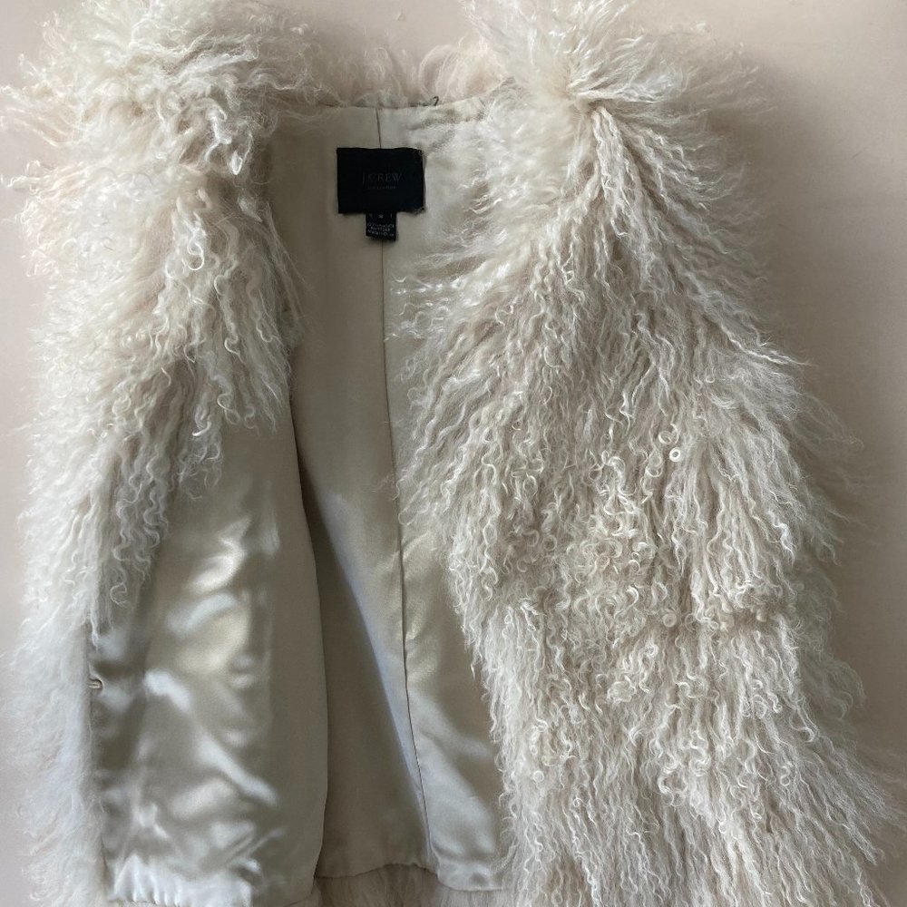 Cream Sleeveless vest 100% wool from JCrew